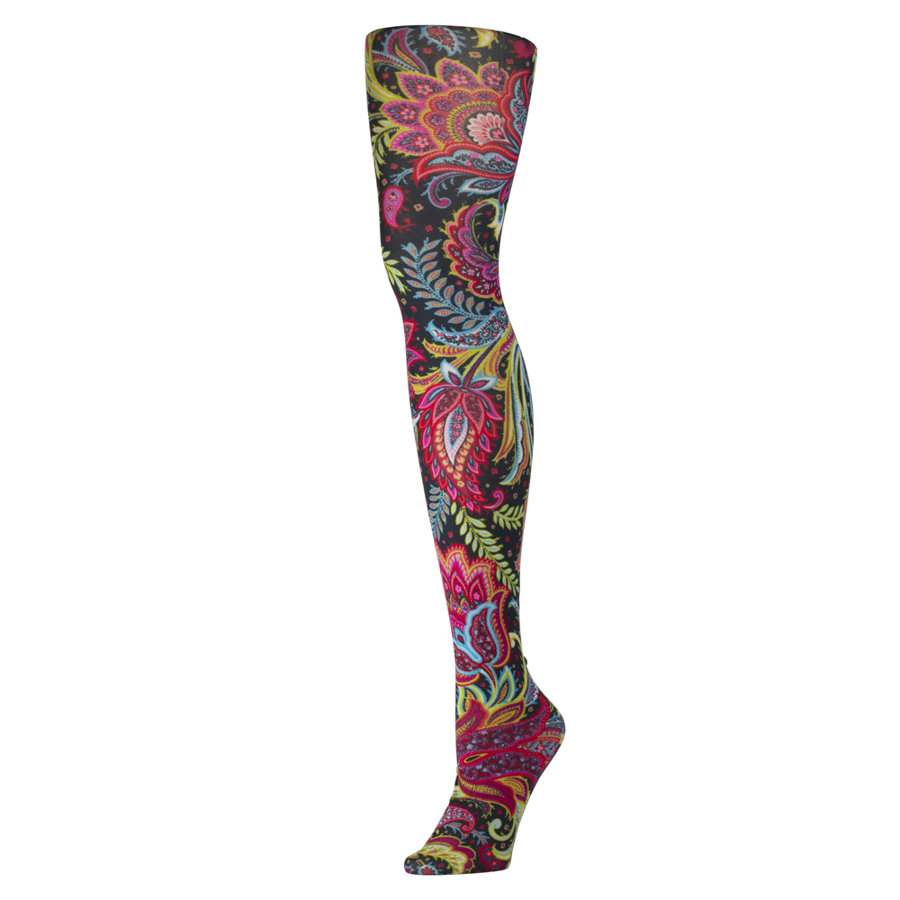 Picture of Celeste Stein Celeste-Stein-601-1780 Womens Tights with Lexi Pattern, Multi Color - Regular