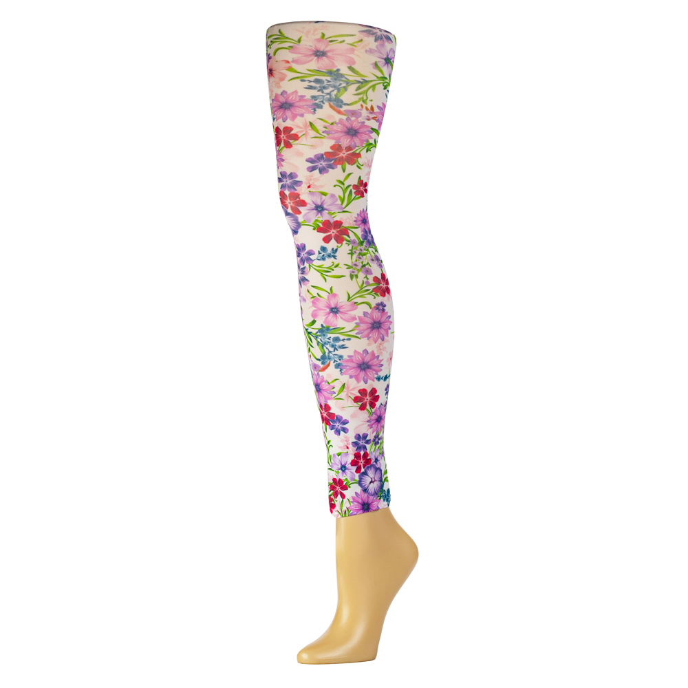 Picture of Celeste Stein Celeste-Stein-625-2211 Womens Leggings with Ode Pattern&#44; Pink - Regular