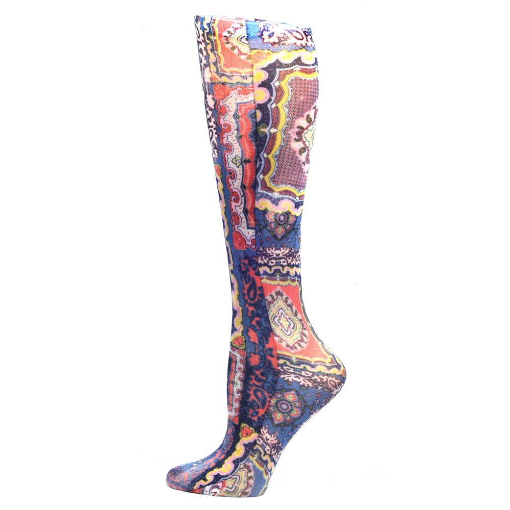 Picture of Celeste Stein Celeste-Stein-CH187-2065 15 in. Kids Knee Sock with Pastel Marakesh Pattern&#44; Multi Color