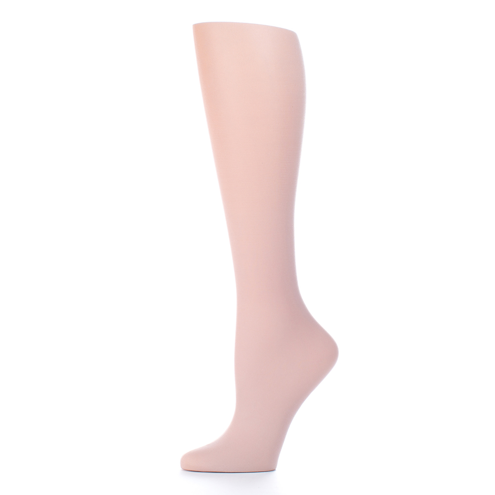 20-30 mmHg Womens Compression Sock with Solid Pattern, Lavender - Regular