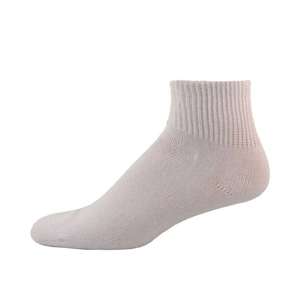 Picture of Silverts Silverts-SV19070-SV39-REG Diabetic Socks-Stretchy Ankle Comfort Socks Regular&#44; White