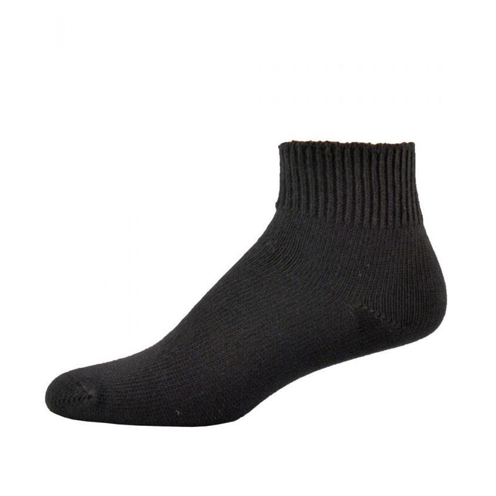 Picture of Silverts Silverts-SV19070-SV2-REG Diabetic Socks-Stretchy Ankle Comfort Socks Regular&#44; Black