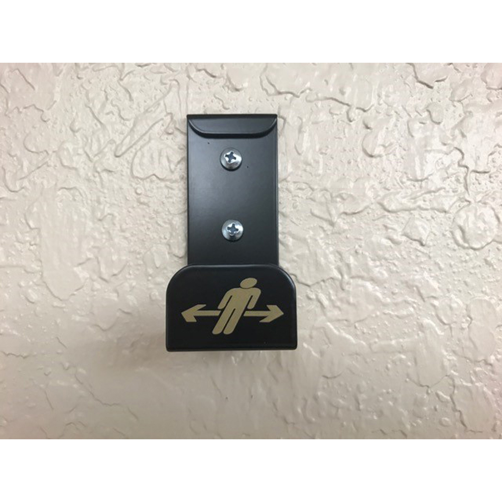 Pelstar-2086 MRI Safe Aluminum 2086 Rollboard Wall Mount Hanger