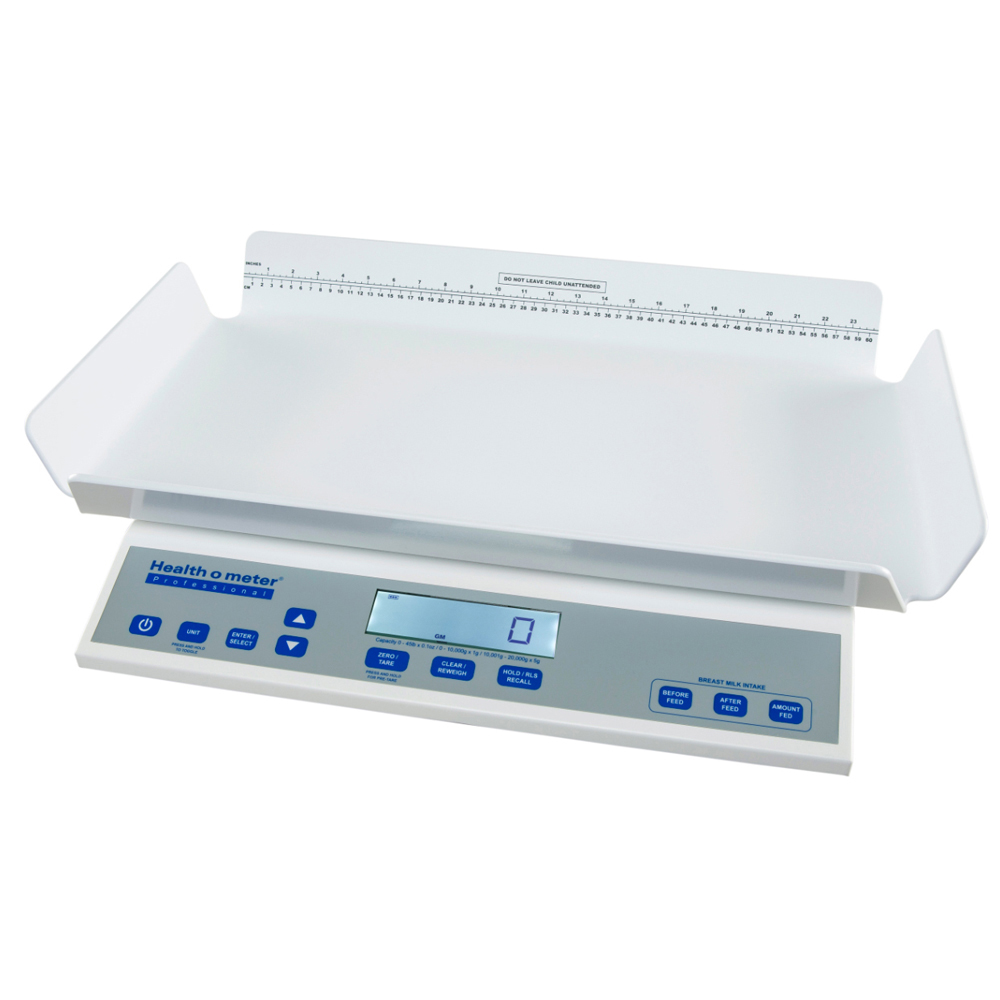 HealthOMeter-2210KL4-AM 45 lbs Protective Neonatal & Pediatric 4 Sided Tray Scale