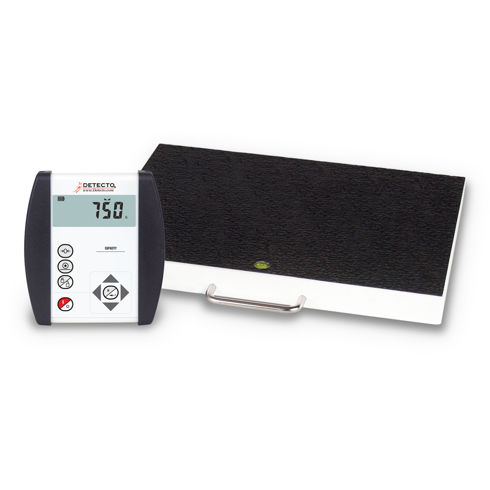 Picture of Detecto  Detecto-6100-AC  6100 Remote Indicator Portable Scale with Handle &amp; AC Adapter