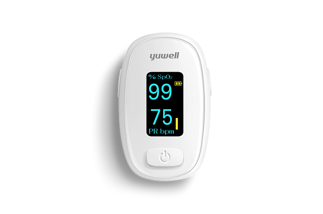 -YX306 Finger Pulse Oximeter, White