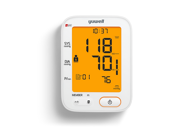 -YE680B Blood Pressure Monitor, White