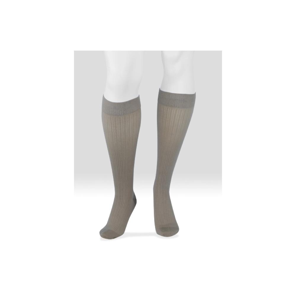 -2660AD03-S 15 to 20 mmHg Power Cotton Compression Socks for Men, Khaki - Small