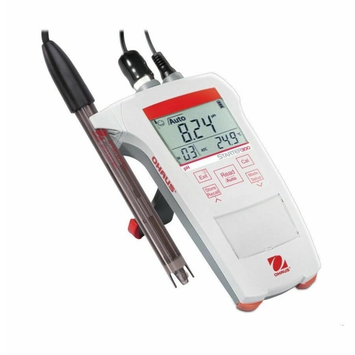 -83033961 Starter ST300 Portable pH Meter - 14.00 pH Range, Includes Electrode