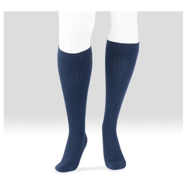 -2660AD 15-20 mmHg Power Cotton Compression Socks for Men, Navy - Extra Large
