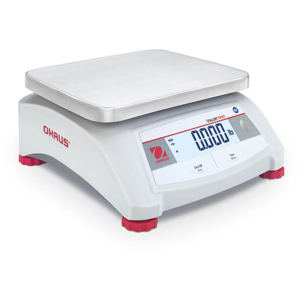 Picture of Ohaus Ohaus-30539392 9.65 x 7.48 in. Valor 1000 V12P Food-Safe Scale - Reliable Performance for Dry Environments