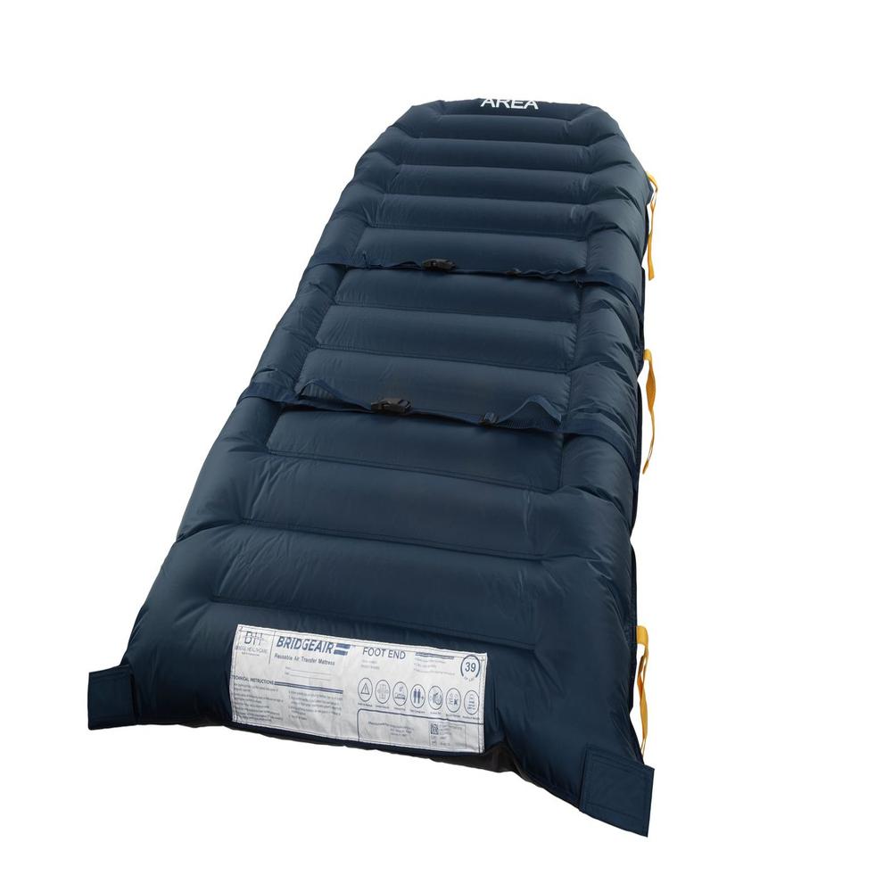 Bridge-PS39SPUS Air-Assisted Transfer Mattress with Single Patient Use - Half Size - 39 x 48 in.