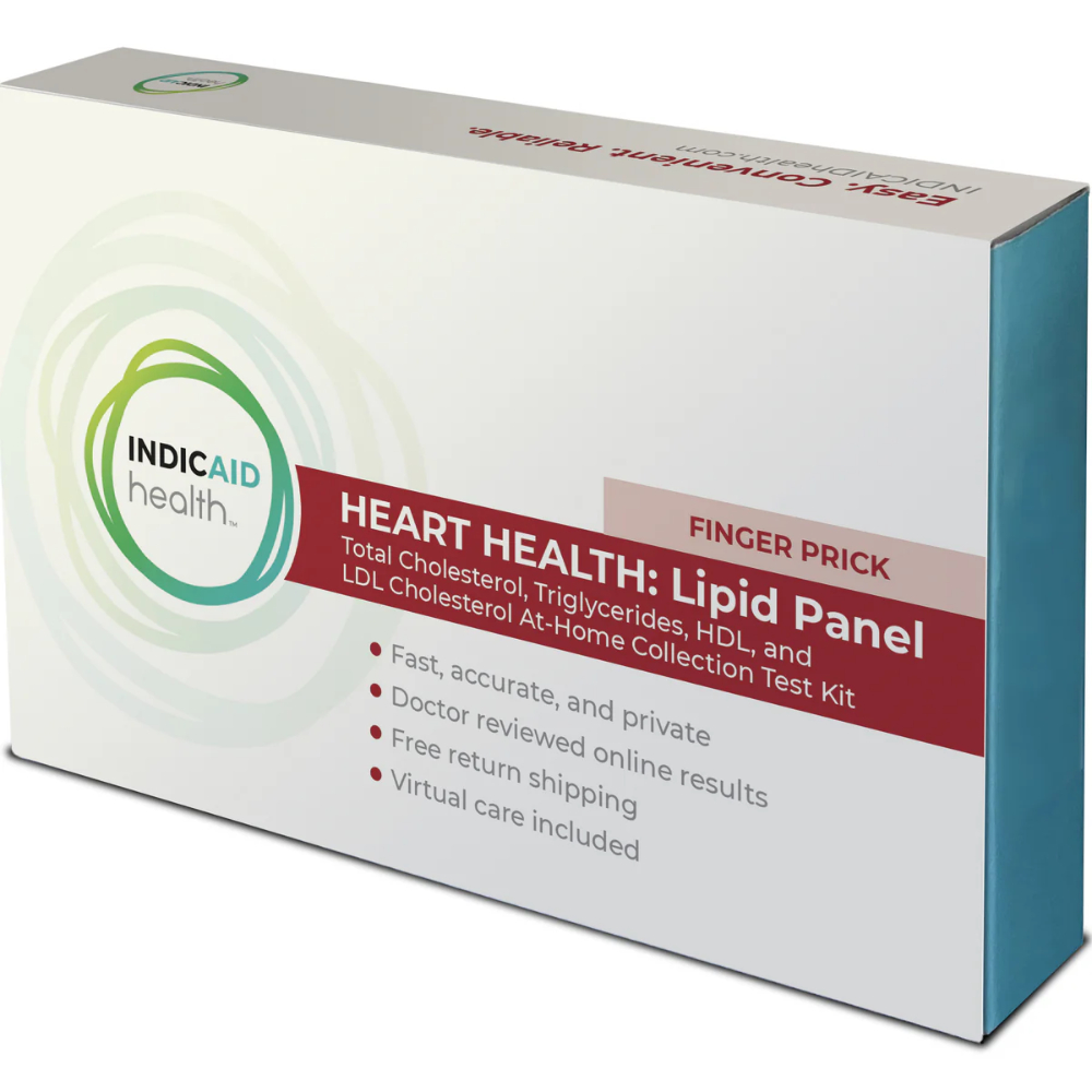 -RIH0424 Heart Health Lipid Panel At-Home Collection OTC Test Kit