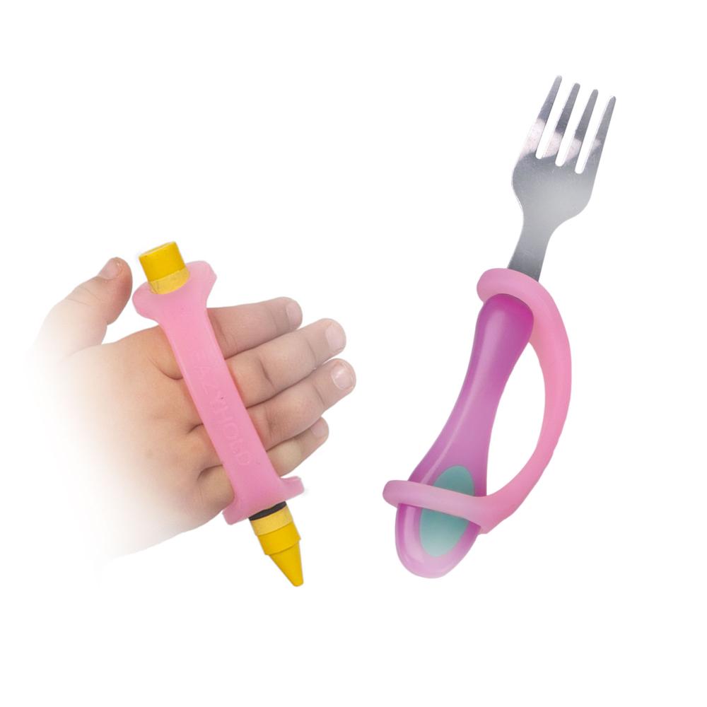 -107 Adaptive Grip Aid - Pink - Extra Small - Pack of 2