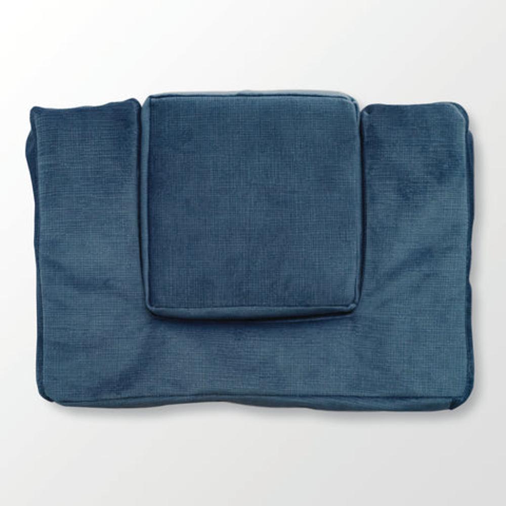 -TauHorMar1100 Horizontal Cushioned Pillow Case - Marine
