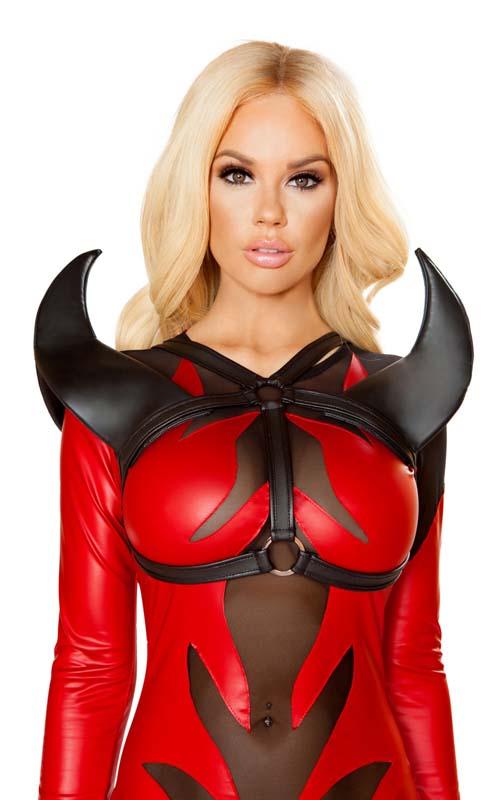 Roma Costume 4811-Blk-Red-O-S