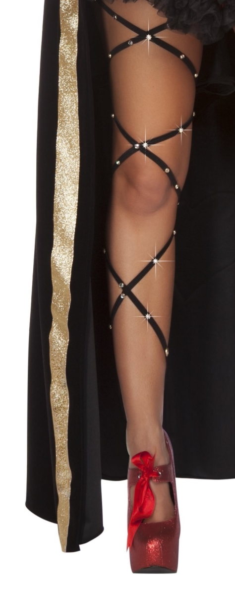 4644-AS-O-S Rhinestone Thigh Wrap for Women - One Size