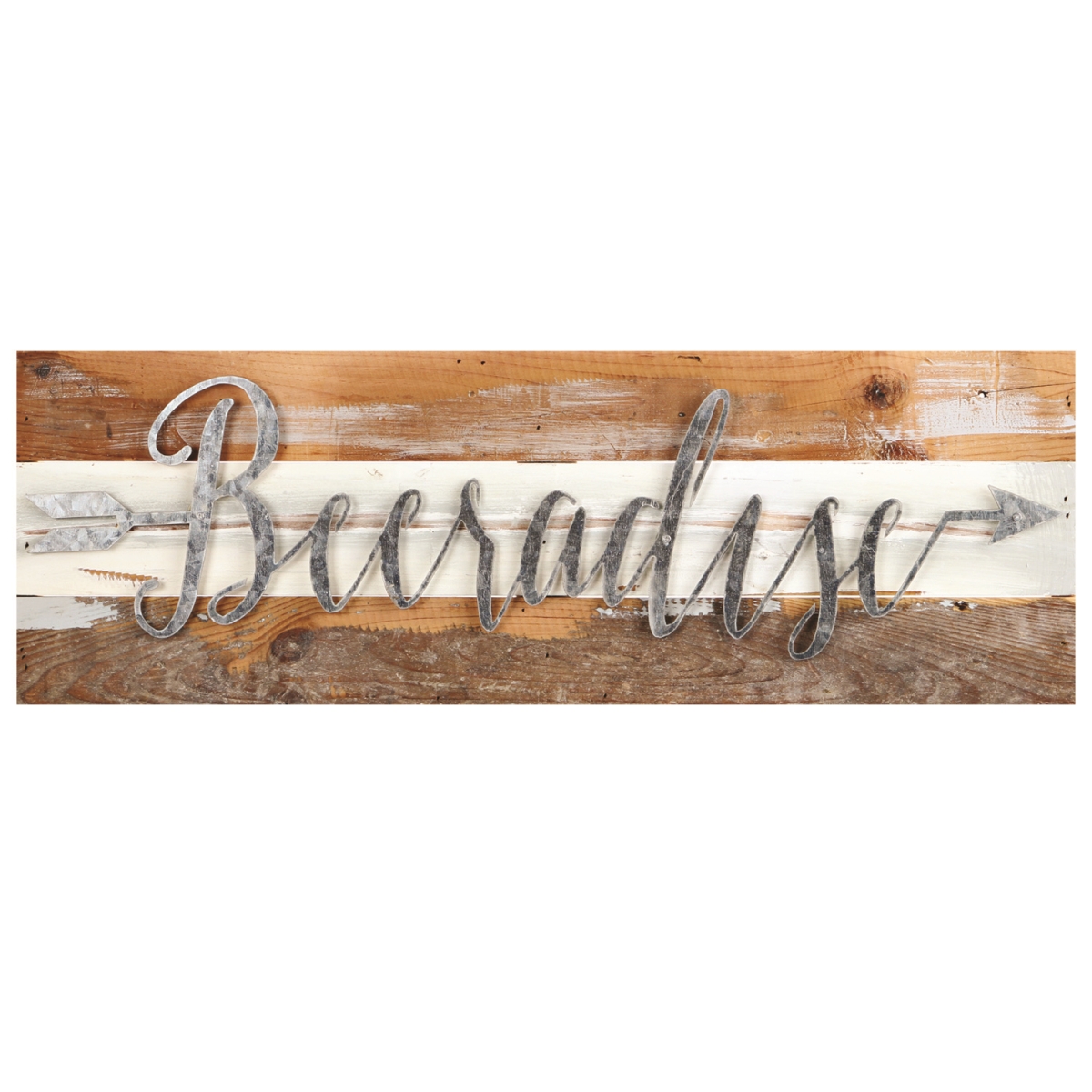 Sweet Bird SB-25 100 Percent Reclaimed Wood Beeradise Sign