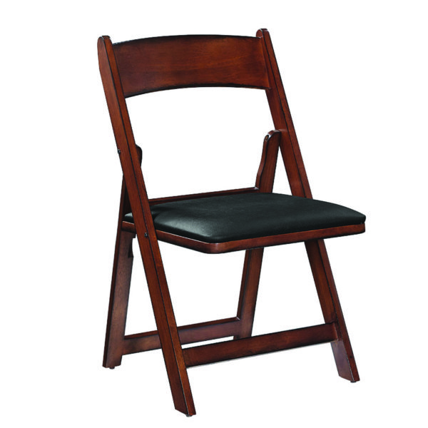 Picture of Ram Game Room GCHR4 CN 21 x 19 x 33 in. Folding Game Chair - Chestnut