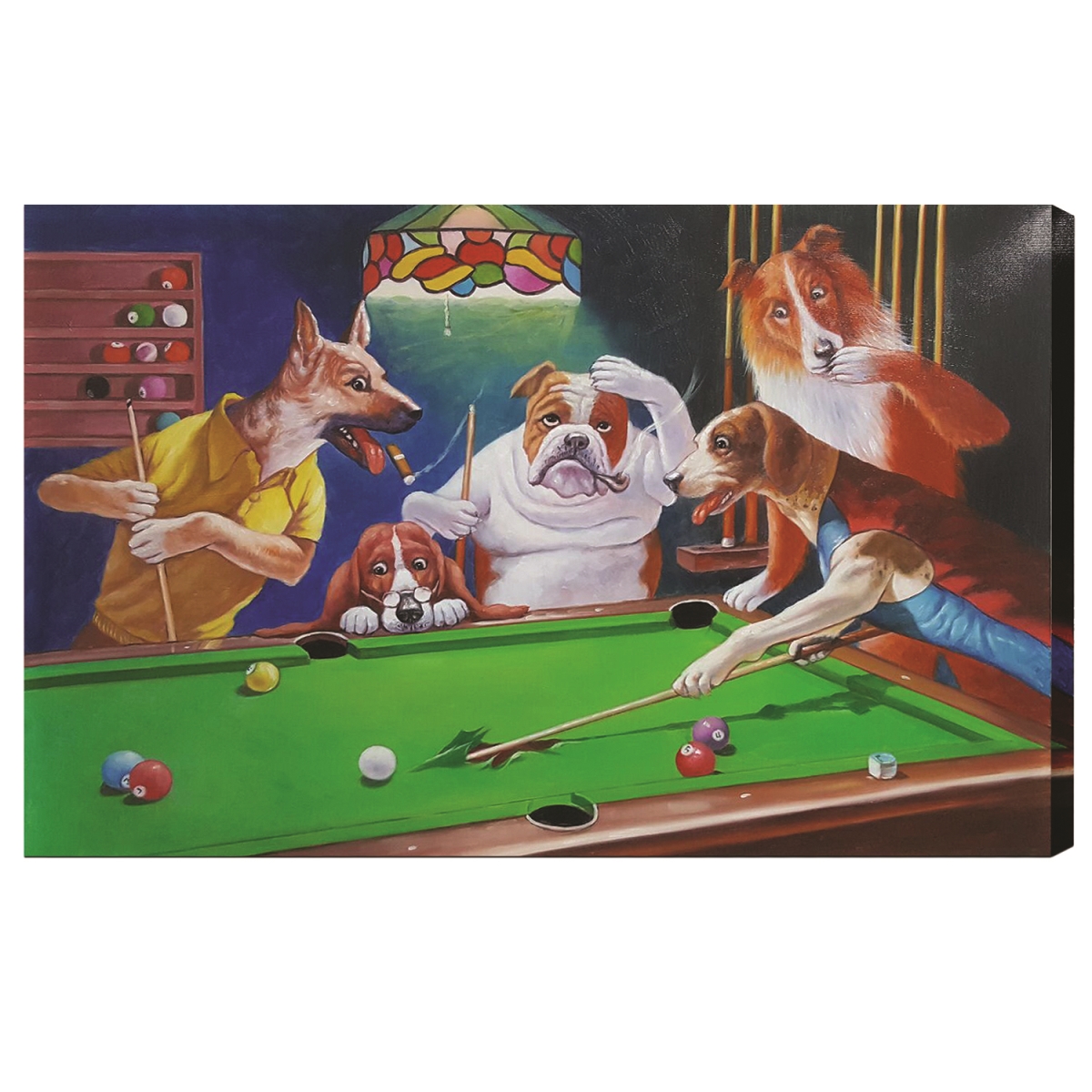 Picture of RAM Game Room OP8 36 x 24 in. Jack The Ripper Oil Painting on Canvas
