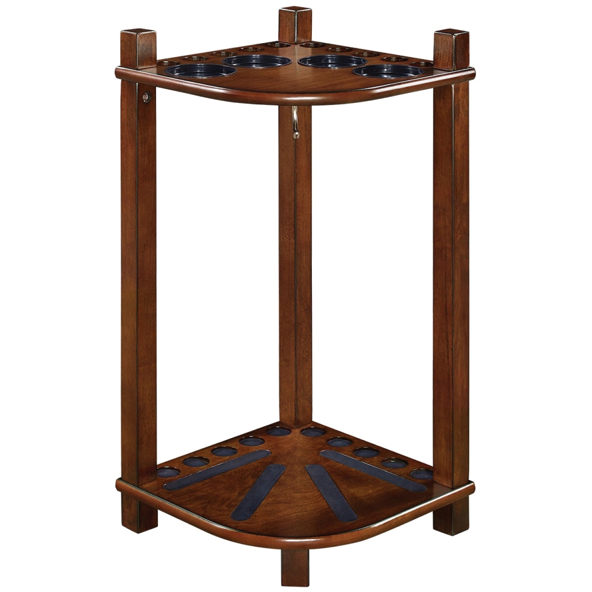 FCR2 CN Square Leg Floor Cue Rack, Chestnut -  RAM game room