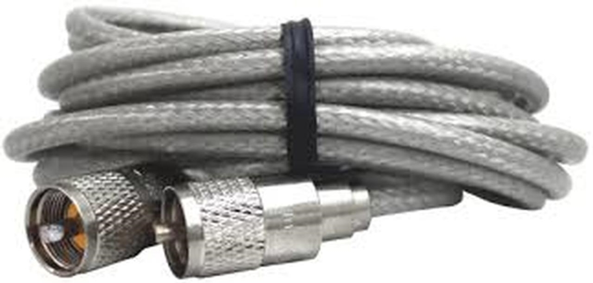 6 ft. Premade RG8x Mini Clear Coaxial Cable