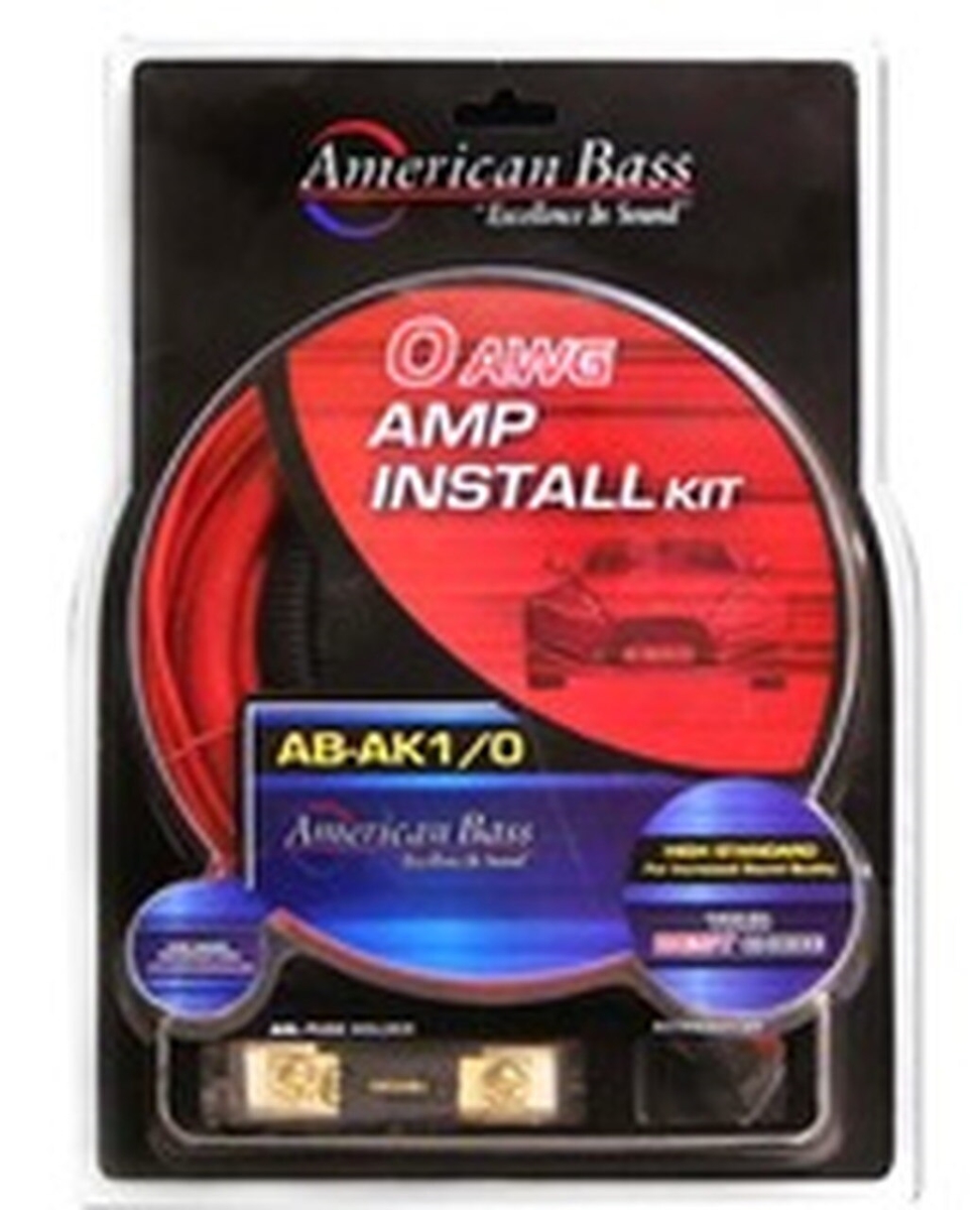 Picture of American Bass AK1-0 0 Gauge Amplifier Wiring Kit