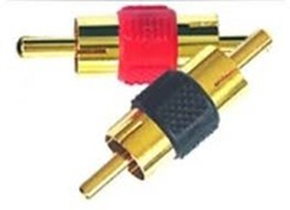 Gold Double Male RCA Splice