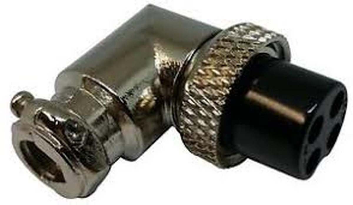 4 Pin Right Angle Replacement Microphone Connectors