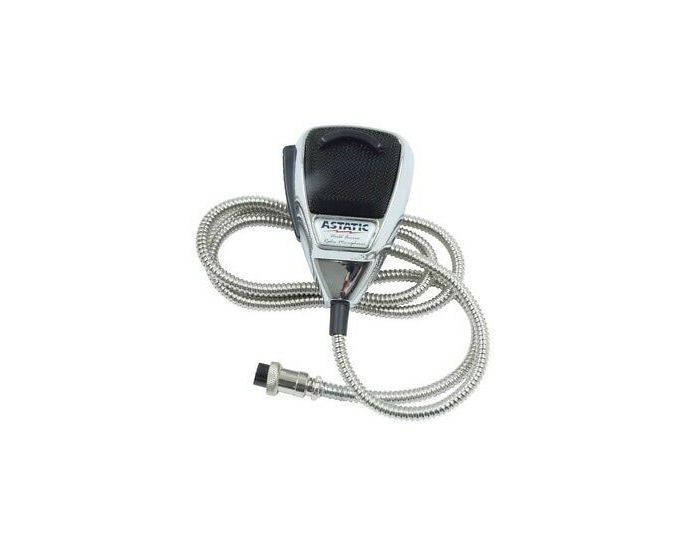 Picture of Astatic 636LCHROME Noise Canceling Radio Microphone&#44; Chrome