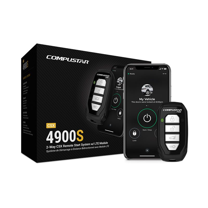 Picture of Compustar CSX4900S 2 Way Alarm & Remote Start with Drone
