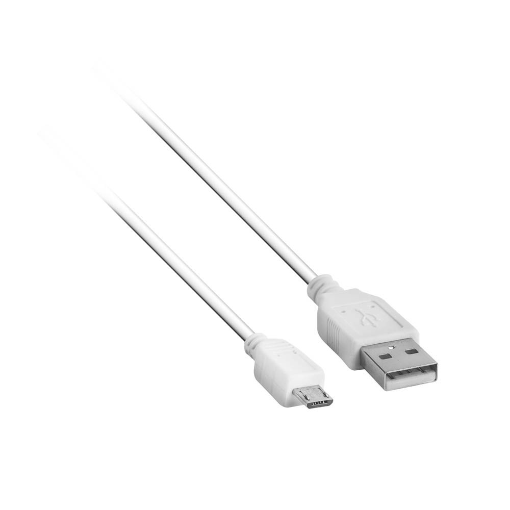 Metra AXUSB-MRO 3 ft. Micro USB to USB Charging & Data Cable, White