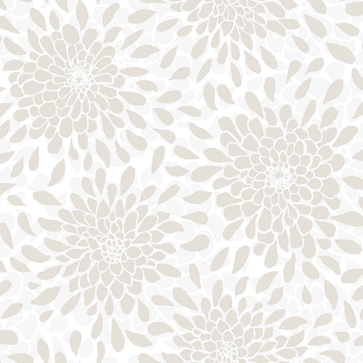 Toss The Bouquet Peel & Stick Wallpaper, Beige