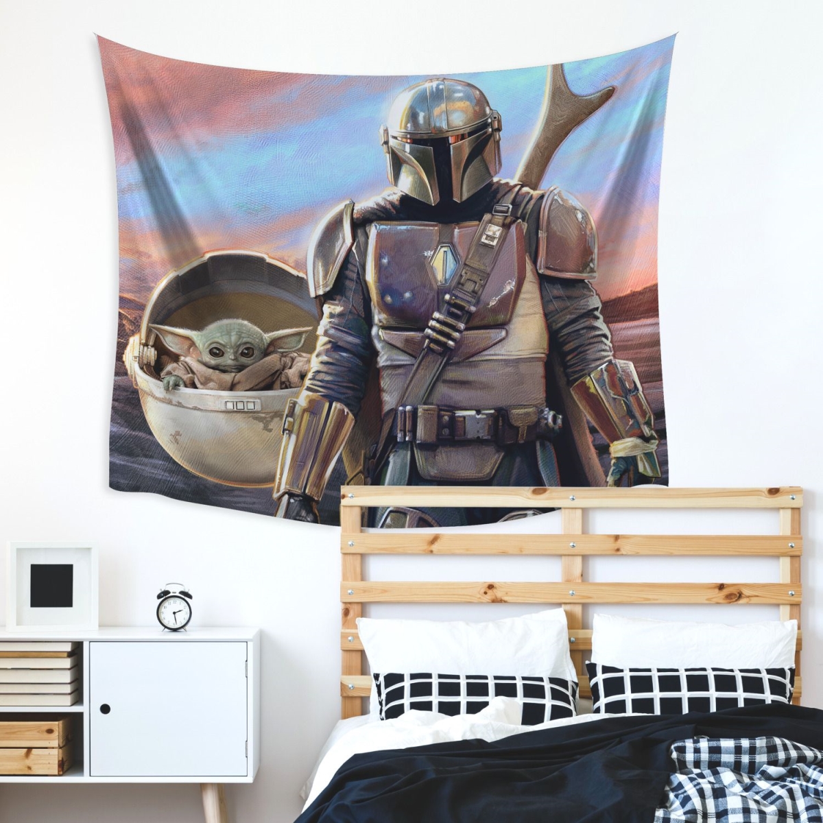 Picture of RoomMates TAP4467LG The Mandalorian Tapestry