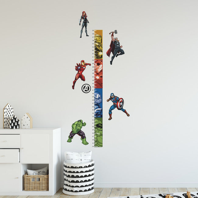 RMK5198GC Avengers Growth Chart Peel & Stick Wall Decals