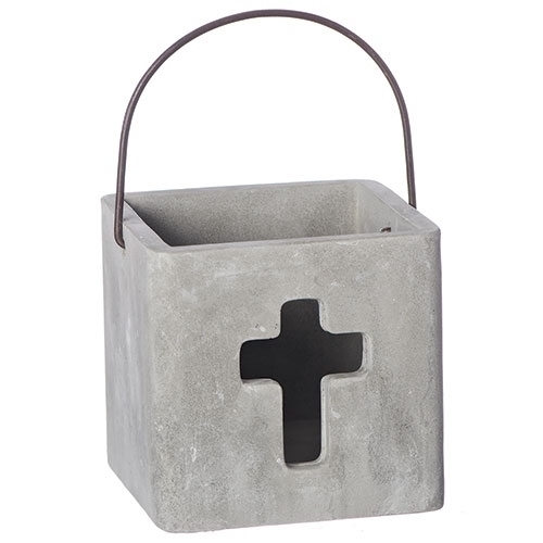 13270 3.75 in. Cement Cross Holder, Pack of 2
