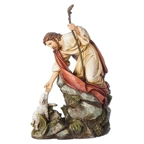 Picture of Roman 600401 10.5 in. Jesus with Lamb Figure - Pack of 2