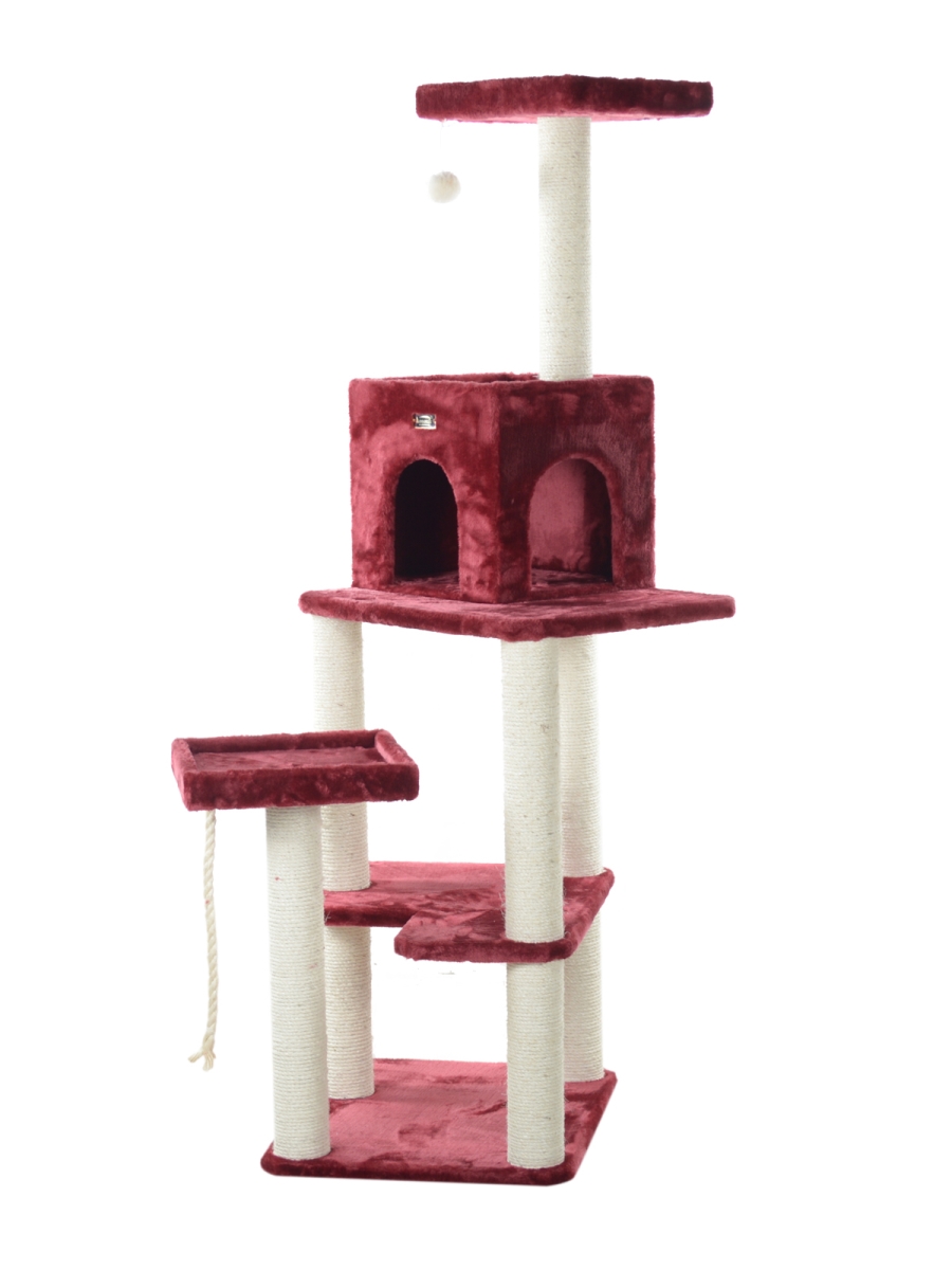 Picture of Armarkat A6902B 69 in. Classic Cat Tree, Burgundy