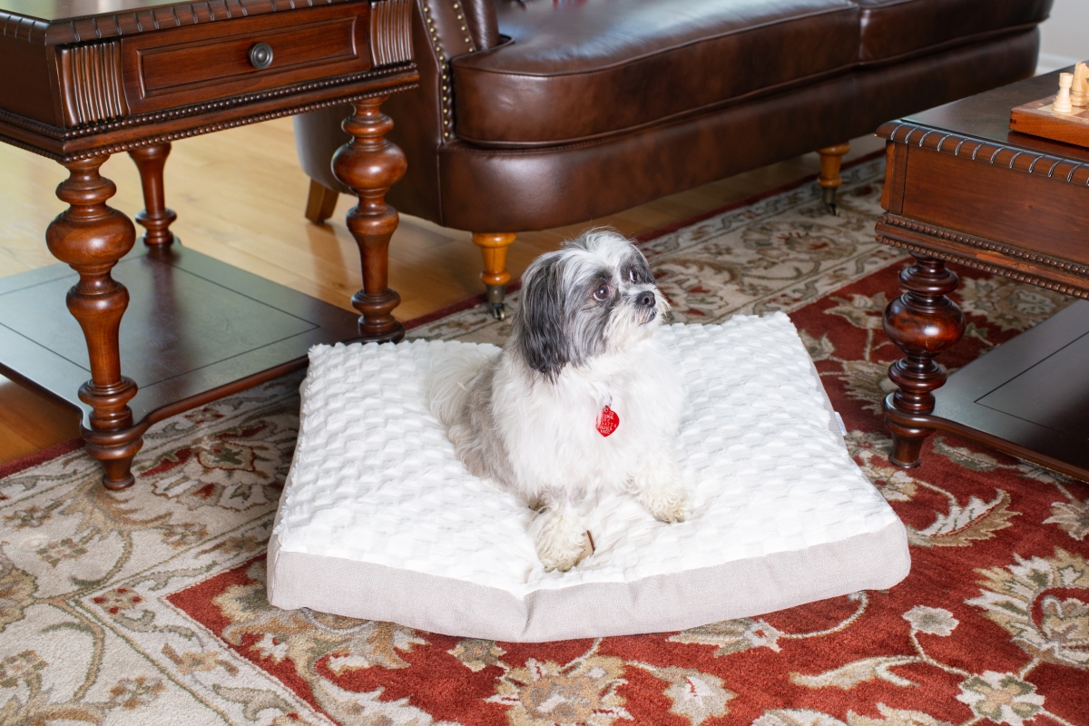 Picture of Armarkat M12HMB-MB-M Crate Mat with Poly Fill Cushion & Removable Cover Dog Bed - Medium