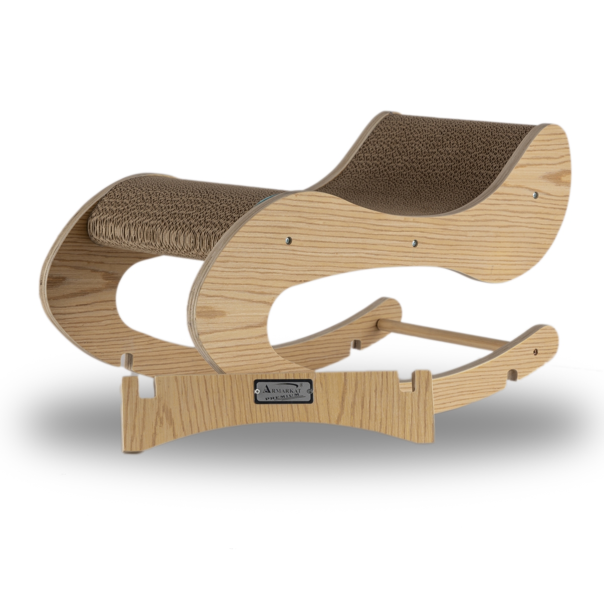 Picture of Armarkat S1302 Real Wood Wooden Cat Rocking Chair, Medium