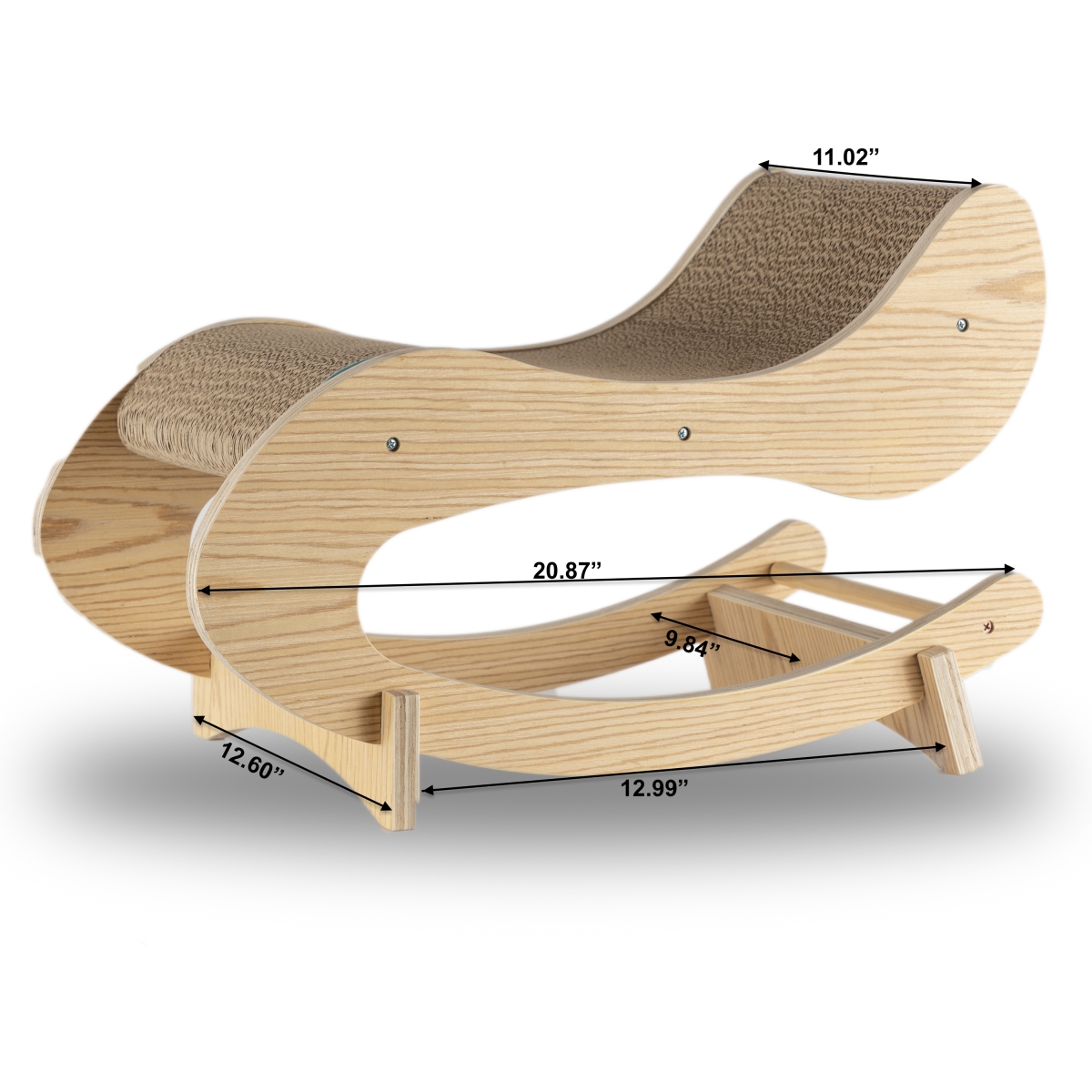 Picture of Armarkat S1302 Real Wood Wooden Cat Rocking Chair, Medium