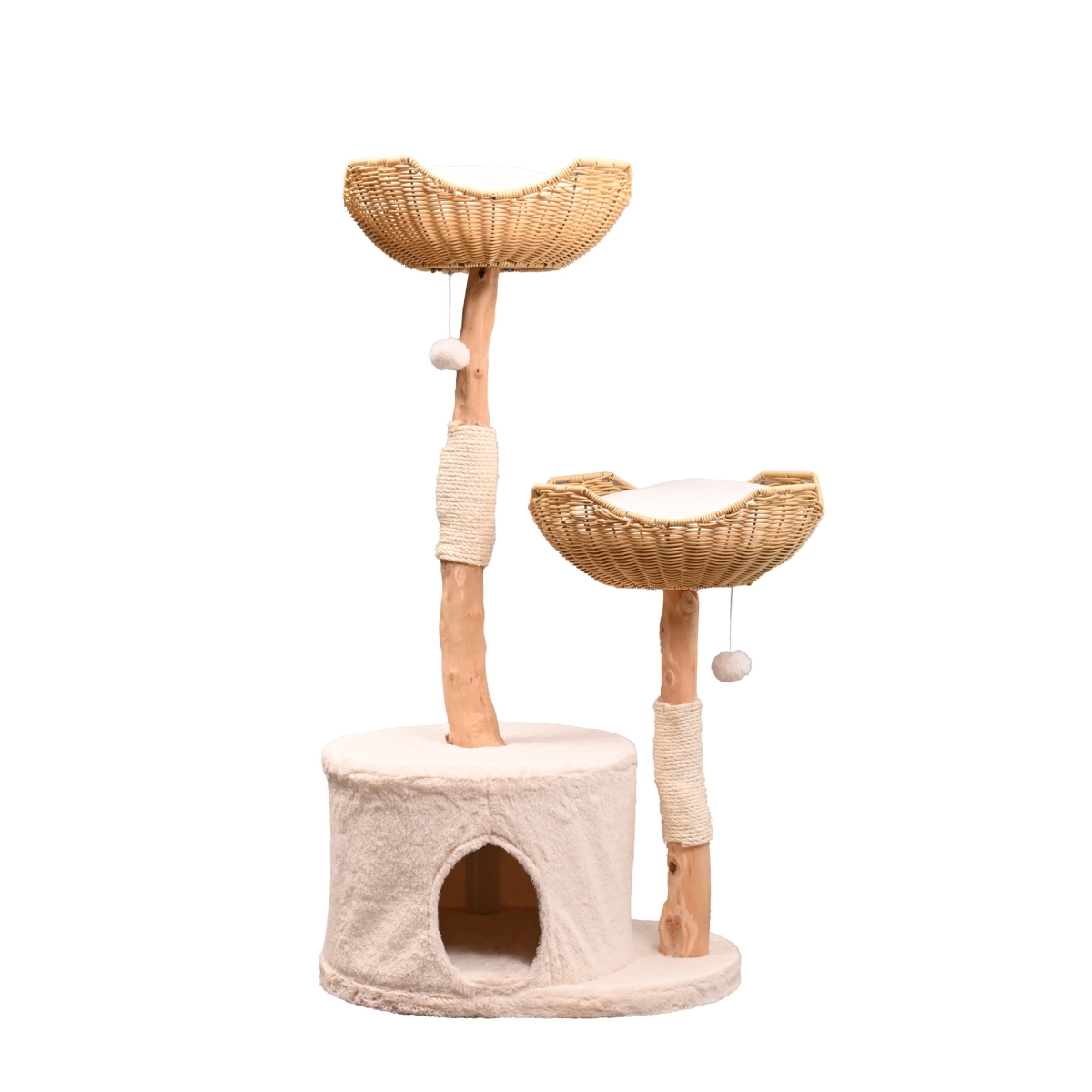 Armarkat AMNI Cat Tree - The All-in-One Play and Rest Station - Real Branch Cat Tree