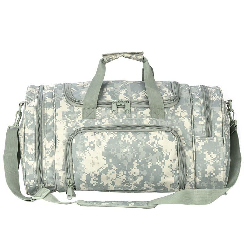 Picture of Armycamo LQ08032A-ACU Mens Gym Tactical Duffle Military Travel Work Out Bags&#44; ACU