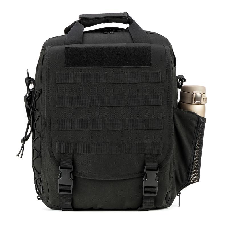 Picture of Armycamo LQ15055-BLK Multi-function Military Tactical Laptop Bag&#44; Black