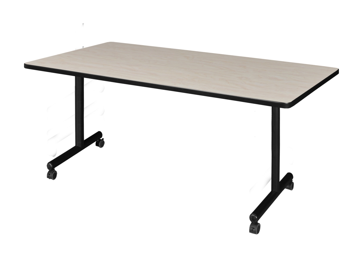 MKTRCC7230PL 72 x 30 in. Kobe Mobile Training Table, Maple