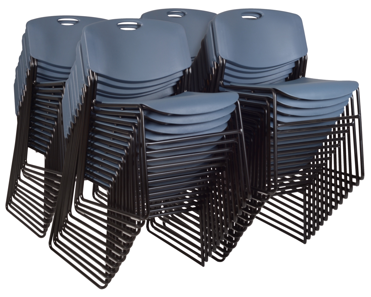 Zeng Stack Chair, Blue - Pack of 50