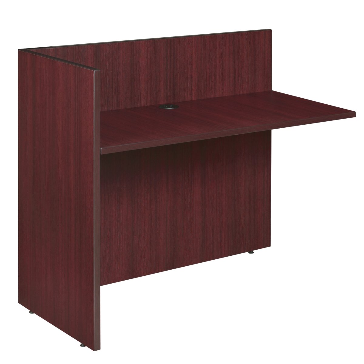 LRDRT4724MH Legacy Reception Reception Desk Return Shell, Mahogany