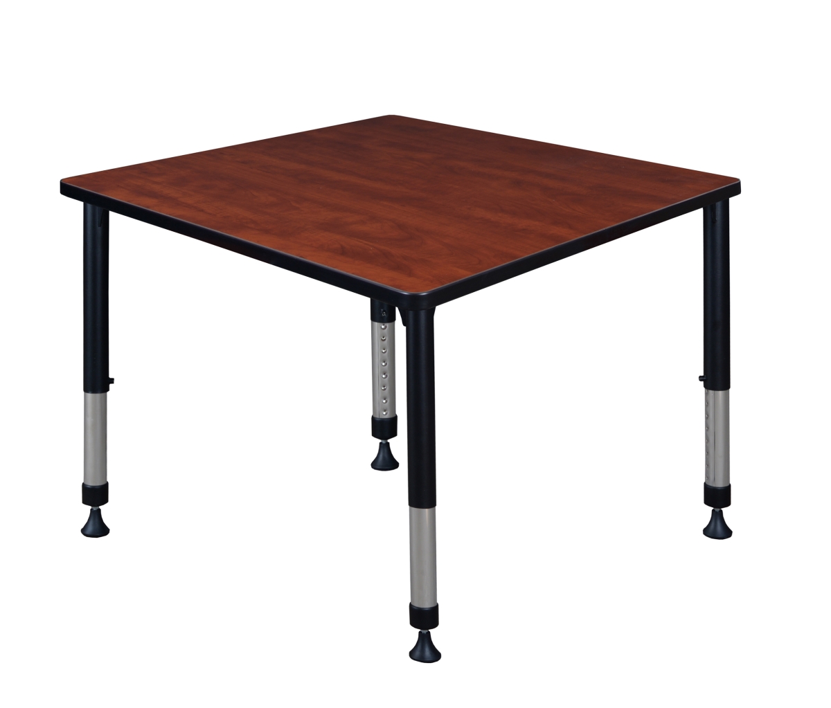 TB3636CHAPBK 36 in. Kee Square Height Adjustable Classroom Table, Cherry