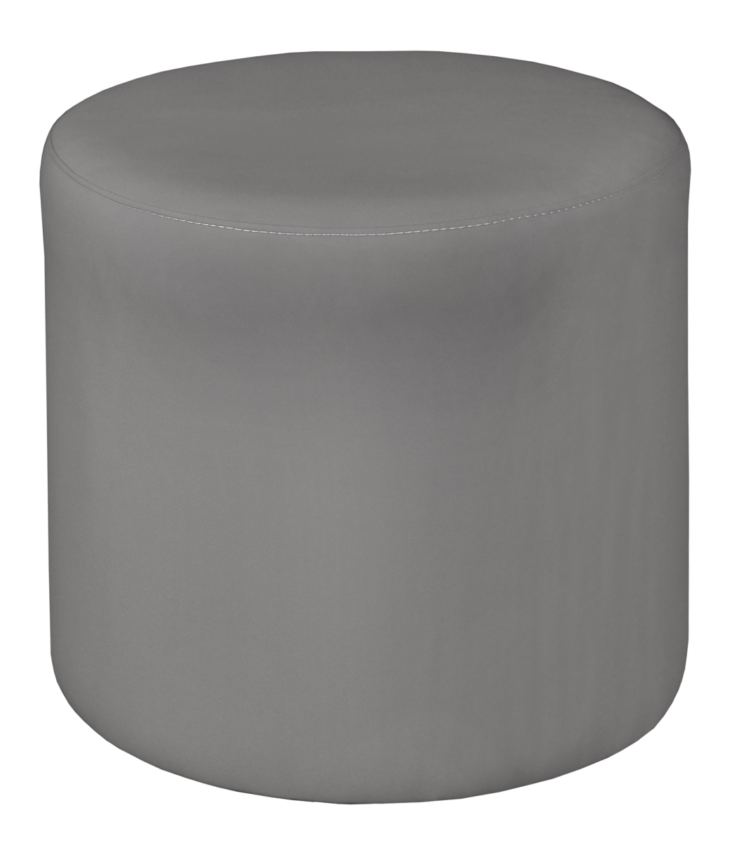 Regency Logan Round Stool Ottoman- Grey