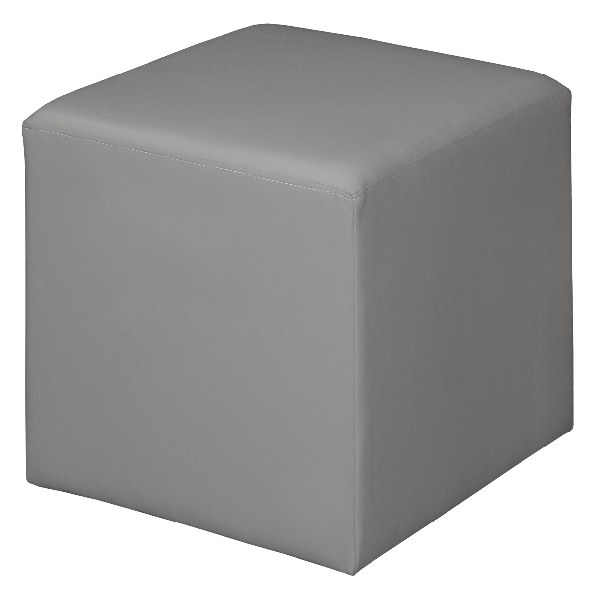 Regency Jean Square Stool Ottoman- Grey